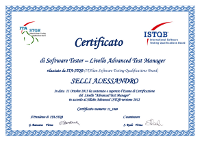 ITA-STQB Software Tester - Livello Advanced Test                  Manager